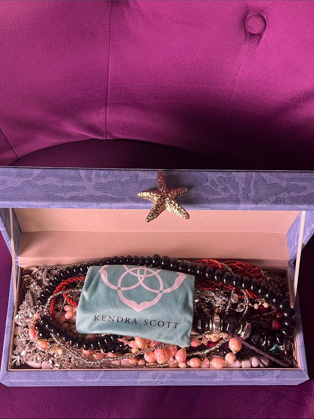 Necklaces only mystery decretive keepsake starfish box